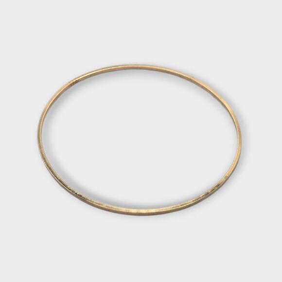 Vintage Krementz Gold-Tone Bangle Bracelet - Picture 4 of 7